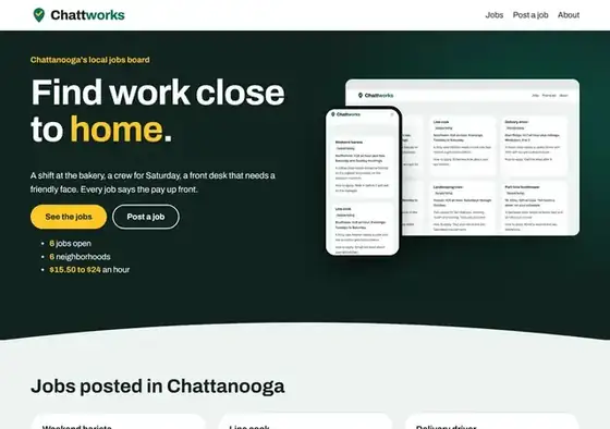 chattworks.com, a local jobs board, on PasteTheme